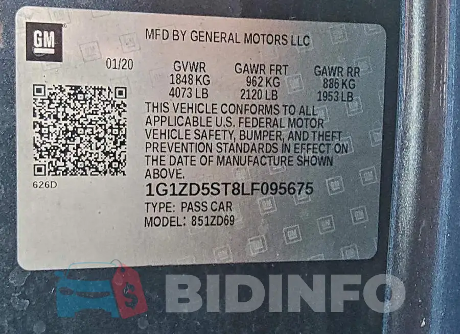 1G1ZD5ST8LF095675 Photo# 12