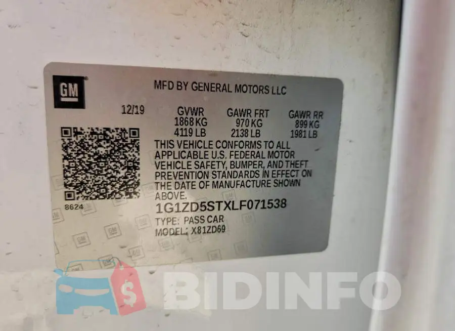 1G1ZD5STXLF071538 Photo# 12