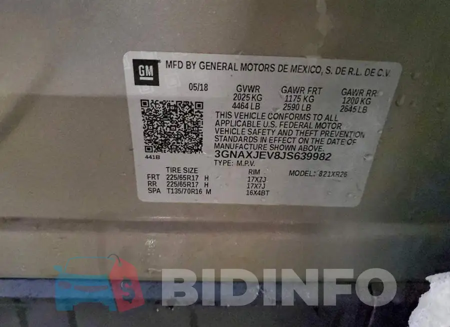 3GNAXJEV8JS639982 Photo# 13