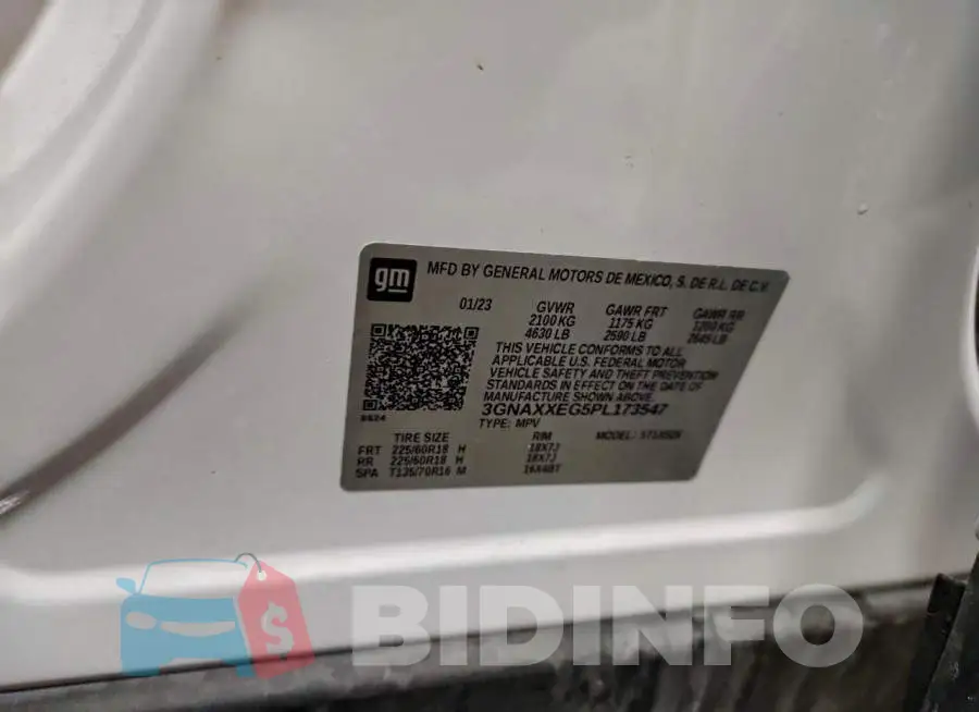 3GNAXXEG5PL173547 Photo# 14