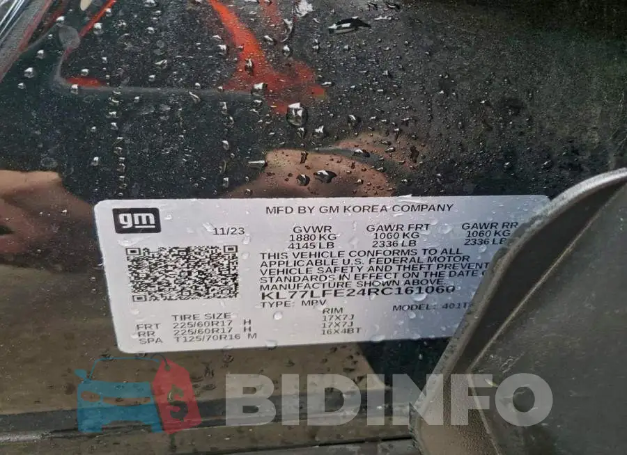 KL77LFE24RC161060 Photo# 14