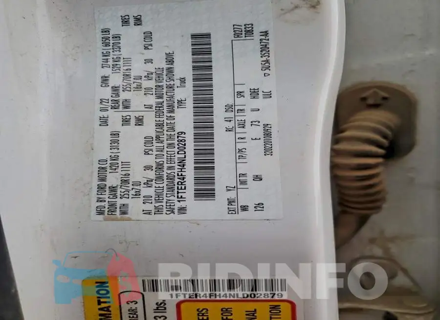 1FTER4FH4NLD02879 Photo# 12