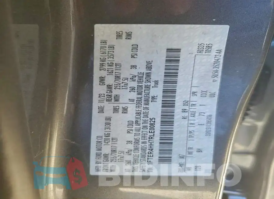 1FTER4HH7RLE00825 Photo# 12