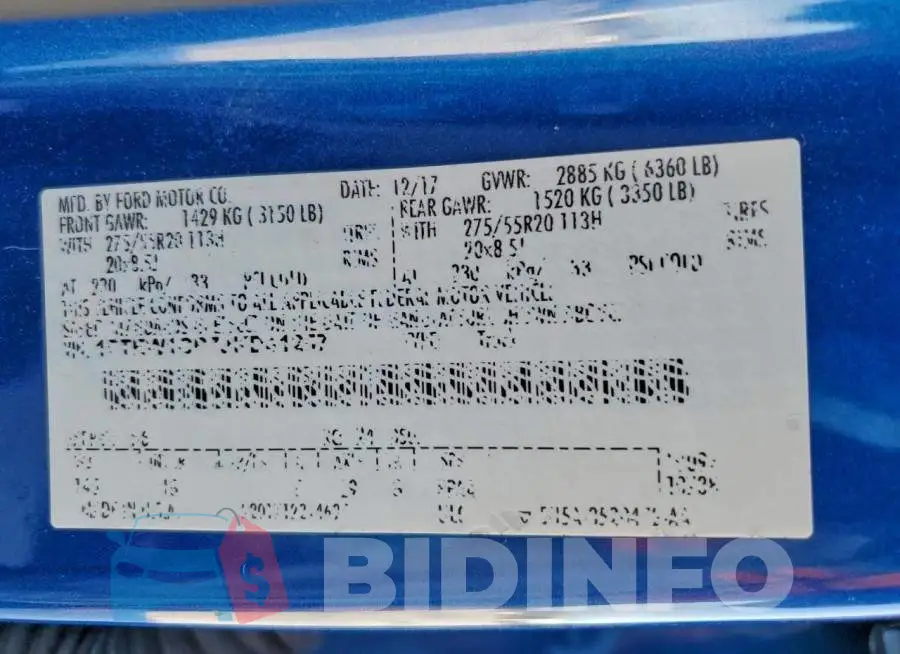 1FTEW1CP7JKD41257 Photo# 12
