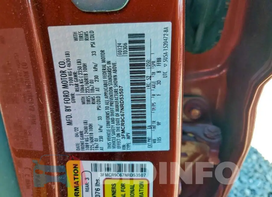 3FMCR9C67NRD53507 Photo# 13