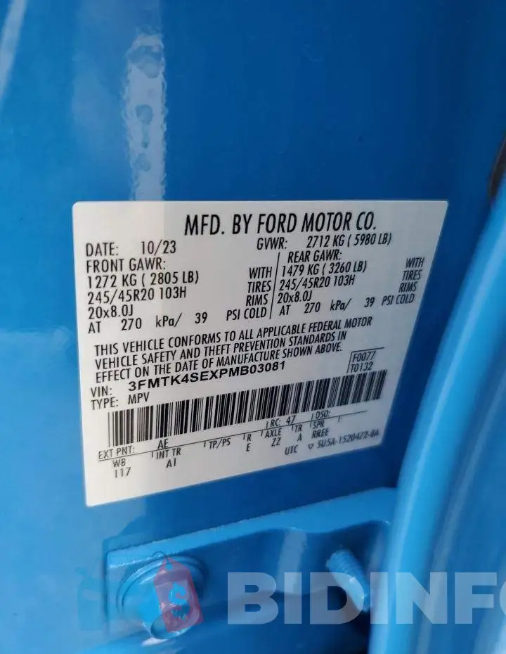 3FMTK4SEXPMB03081 Photo# 12