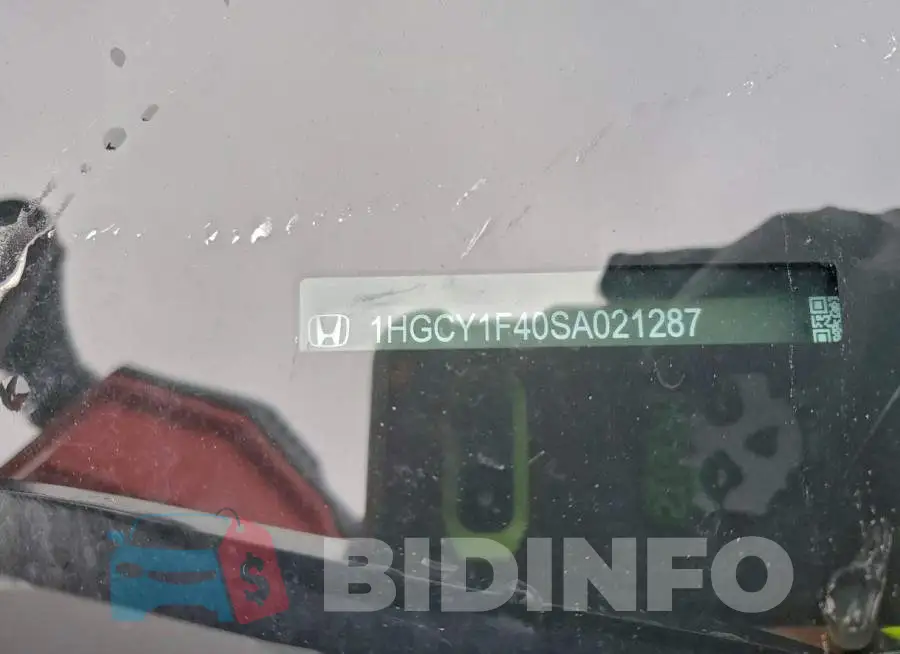 1HGCY1F40SA021287 Photo# 13