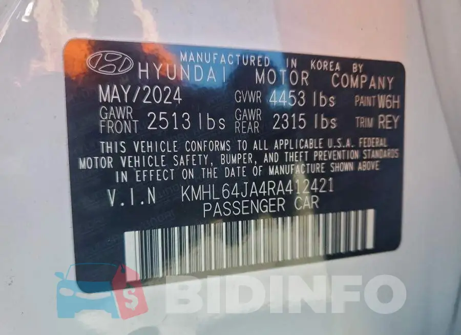 KMHL64JA4RA412421 Photo# 12