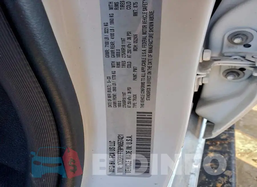 1C6SRFFT9PN657421 Photo# 12