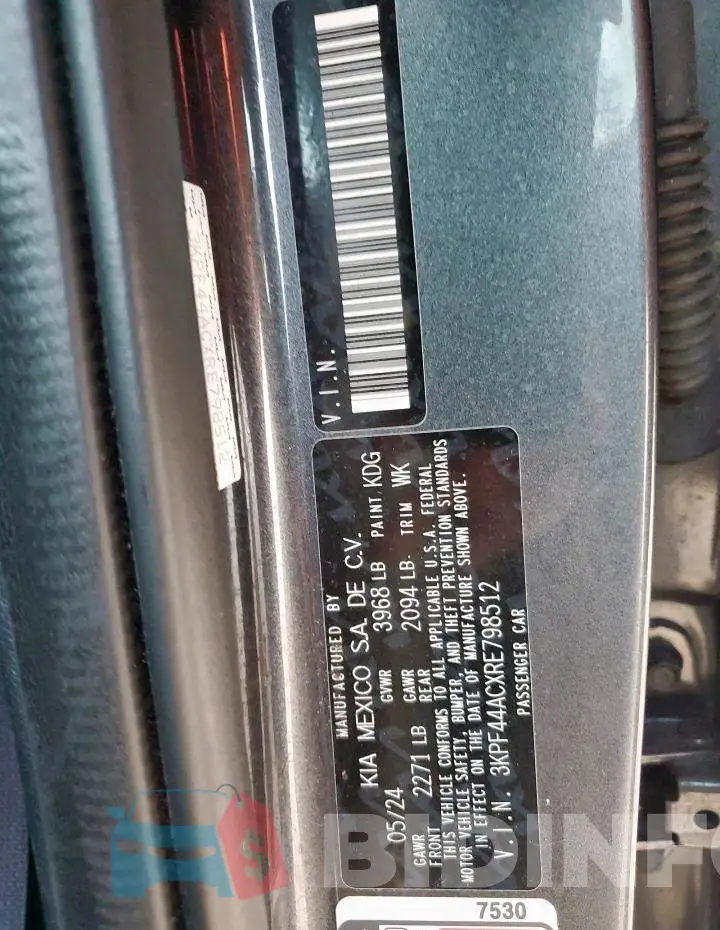 3KPF44ACXRE798512 Photo# 12