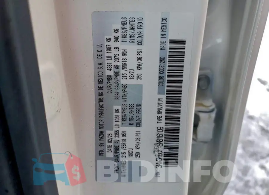 3MVDMBCM4SM816109 Photo# 14