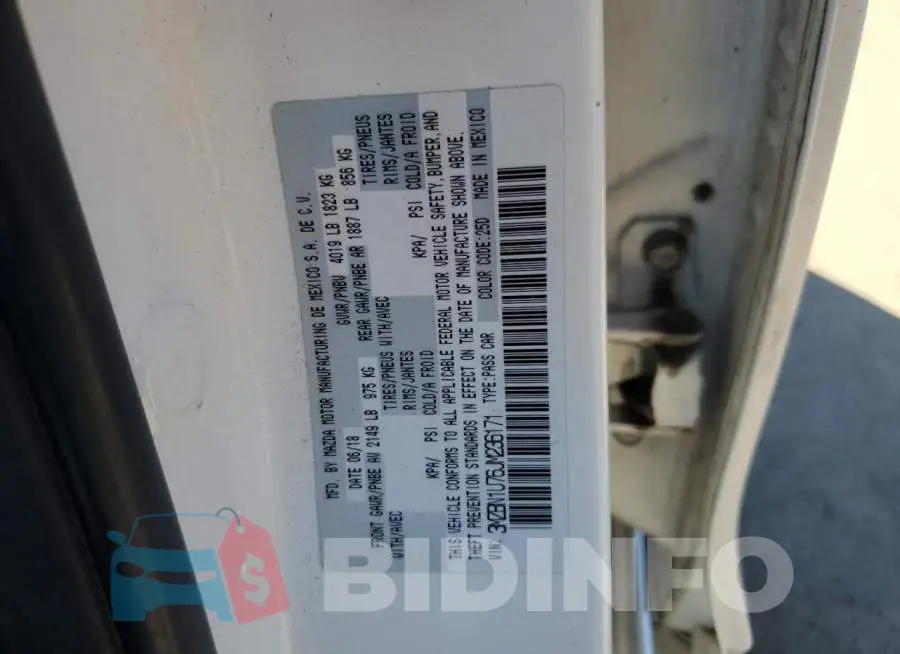3MZBN1U76JM236171 Photo# 12