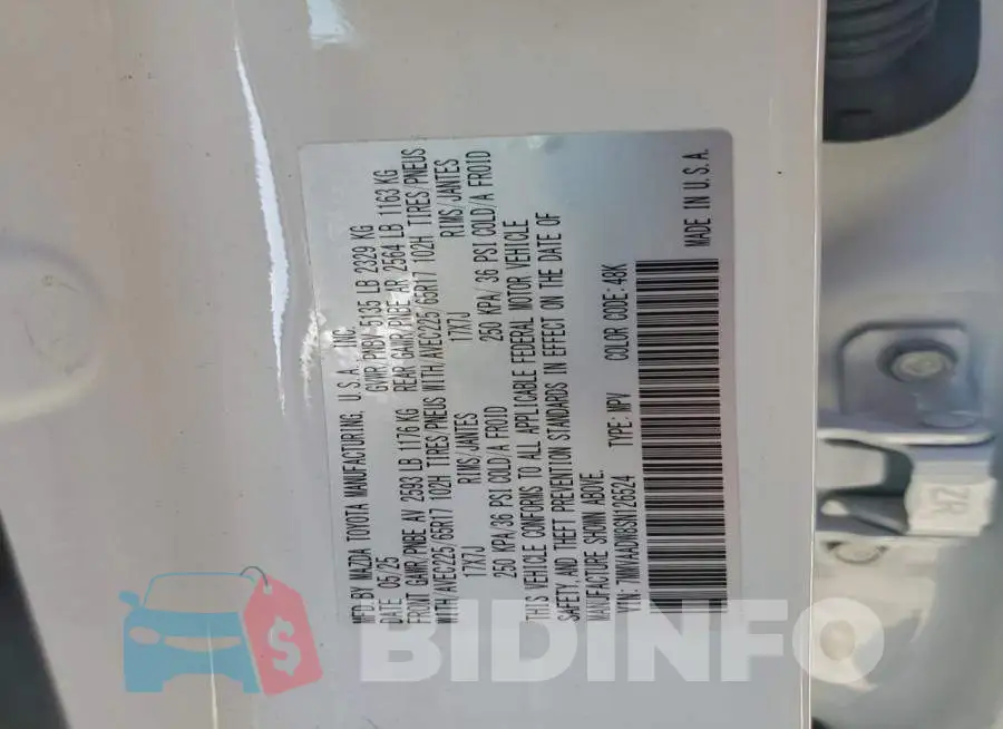 7MMVAADW8SN126524 Photo# 14