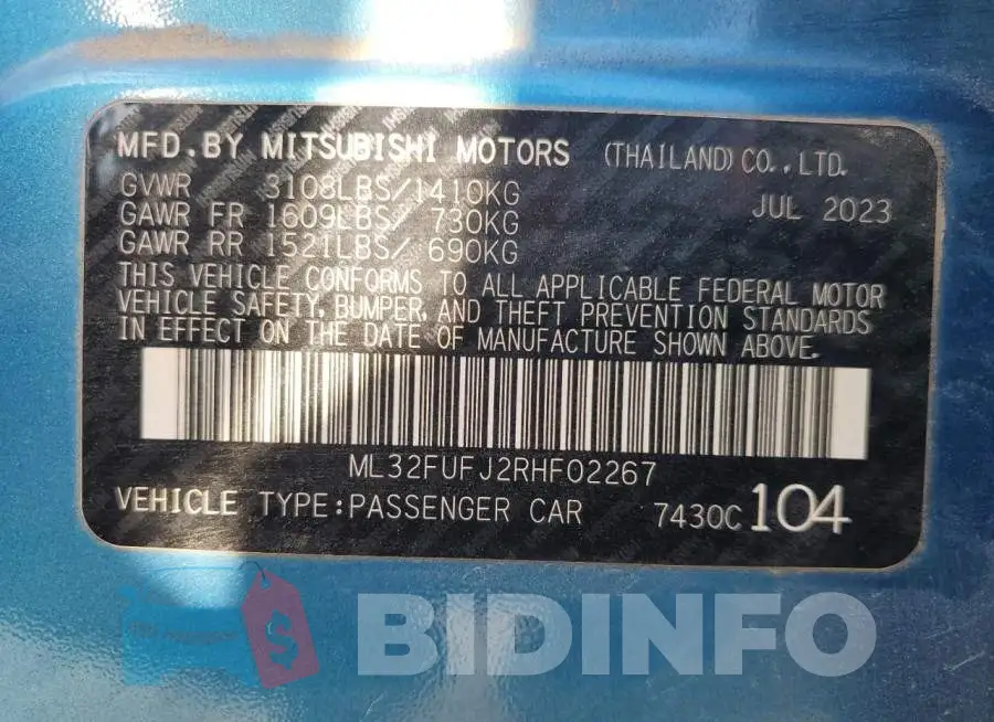 ML32FUFJ2RHF02267 Photo# 12
