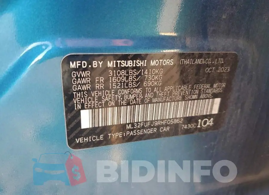 ML32FUFJ9RHF05862 Photo# 13