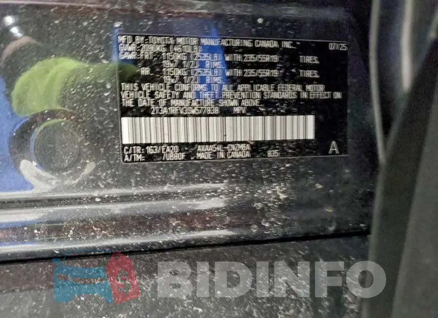 2T3A1RFV3SW577838 Photo# 13