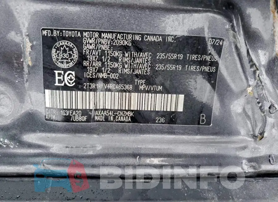 2T3R1RFV4RC465368 Photo# 13