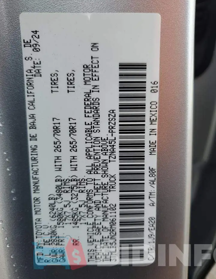 3TMLB5JN2RM061102 Photo# 12