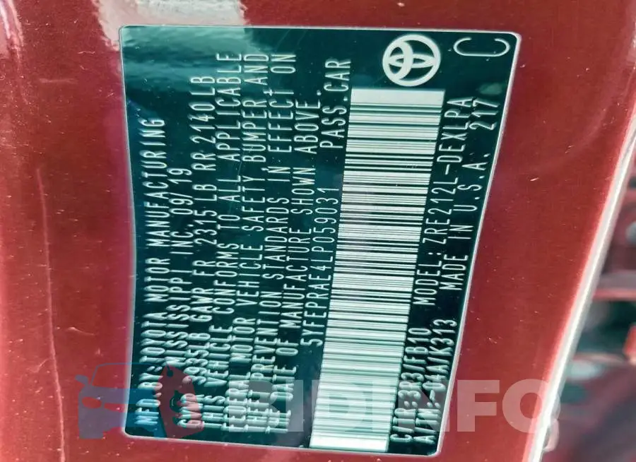 5YFEPRAE4LP059031 Photo# 12