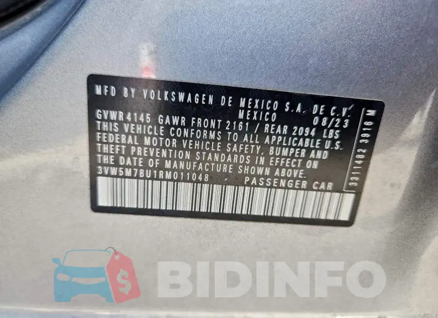 3VW5M7BU1RM011048 Photo# 13