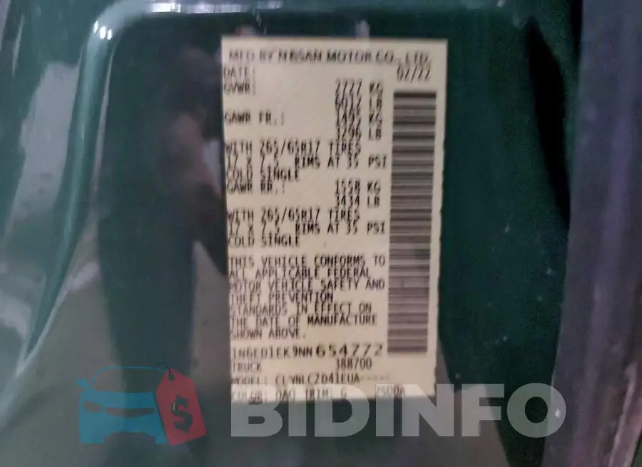 1N6ED1EK9NN654772 Photo# 12