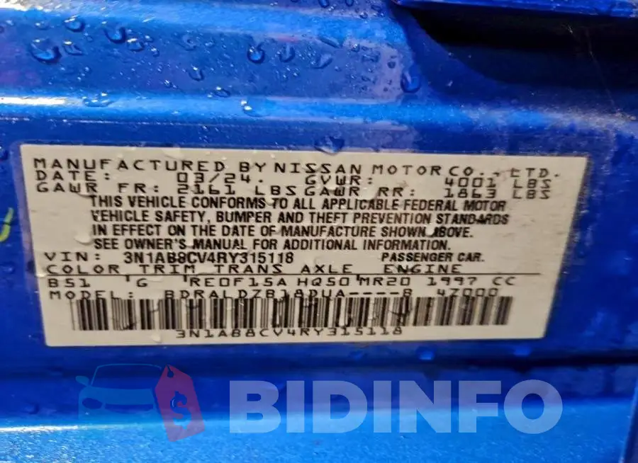 3N1AB8CV4RY315118 Photo# 13