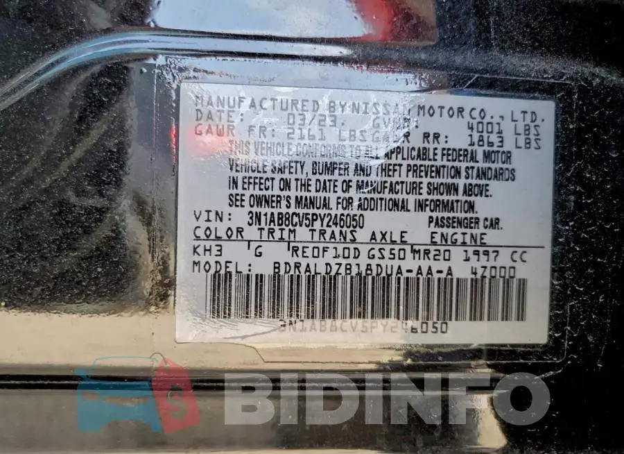 3N1AB8CV5PY246050 Photo# 13