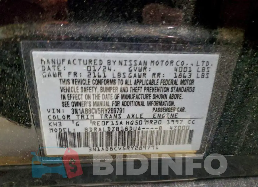 3N1AB8CV5RY289791 Photo# 12