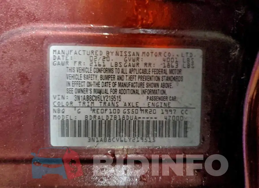 3N1AB8CV6LY219515 Photo# 12