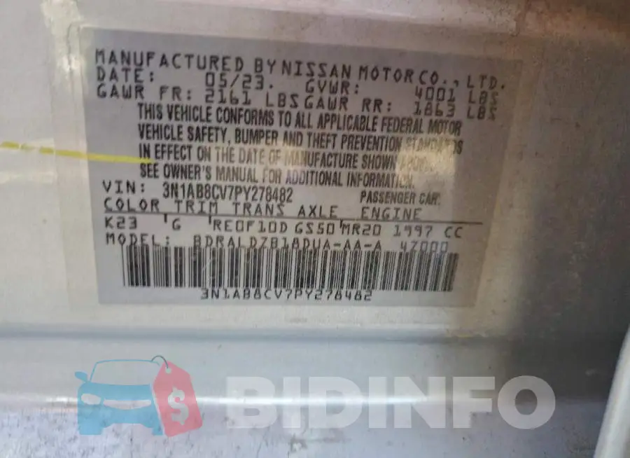 3N1AB8CV7PY278482 Photo# 12