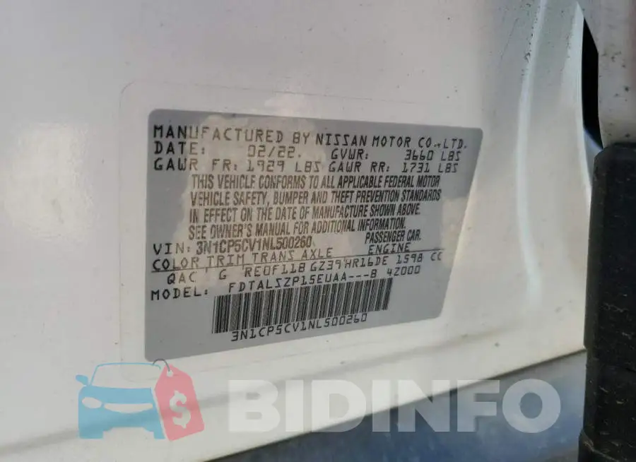 3N1CP5CV1NL500260 Photo# 13