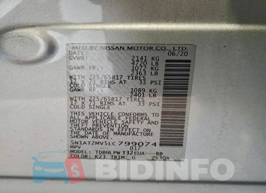 5N1AT2MV5LC799074 Photo# 12