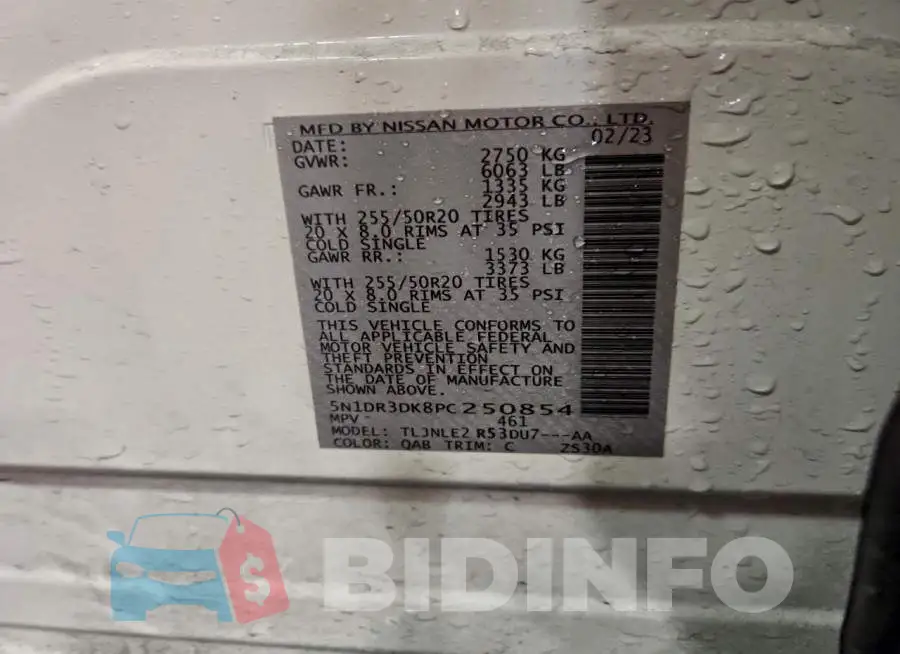 5N1DR3DK8PC250854 Photo# 14