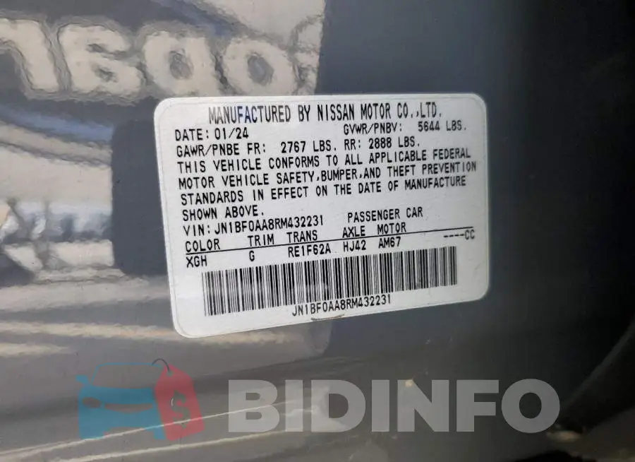 JN1BF0AA8RM432231 Photo# 12