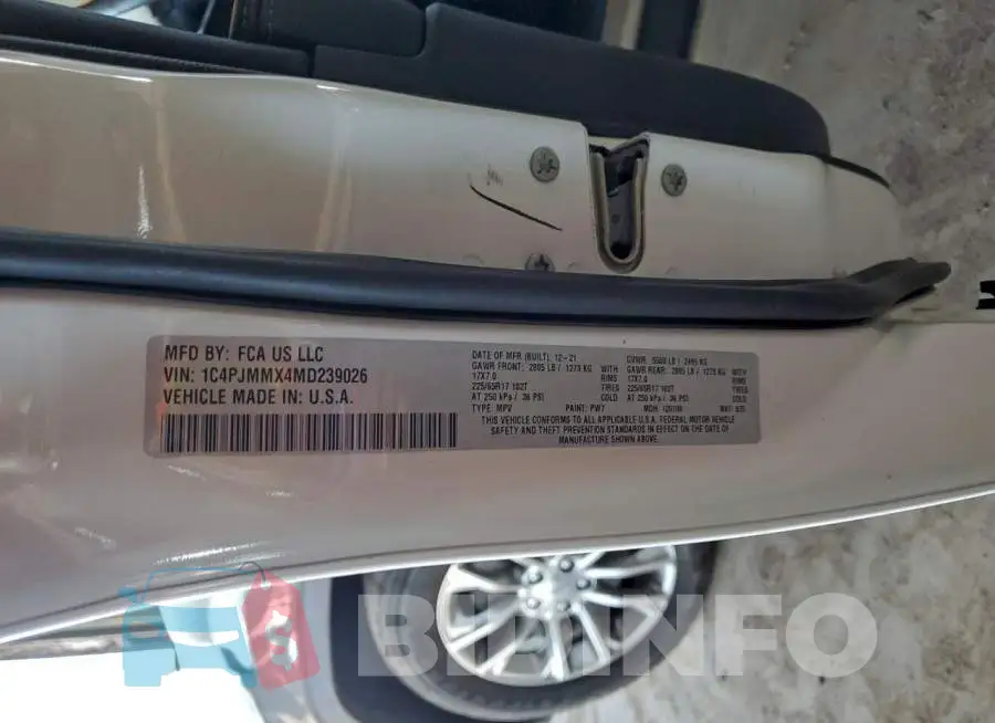 1C4PJMMX4MD239026 Photo# 13