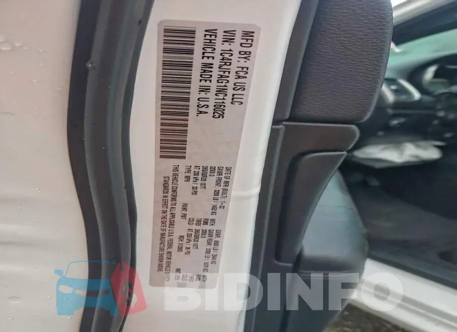 1C4RJFAG1NC116025 Photo# 13