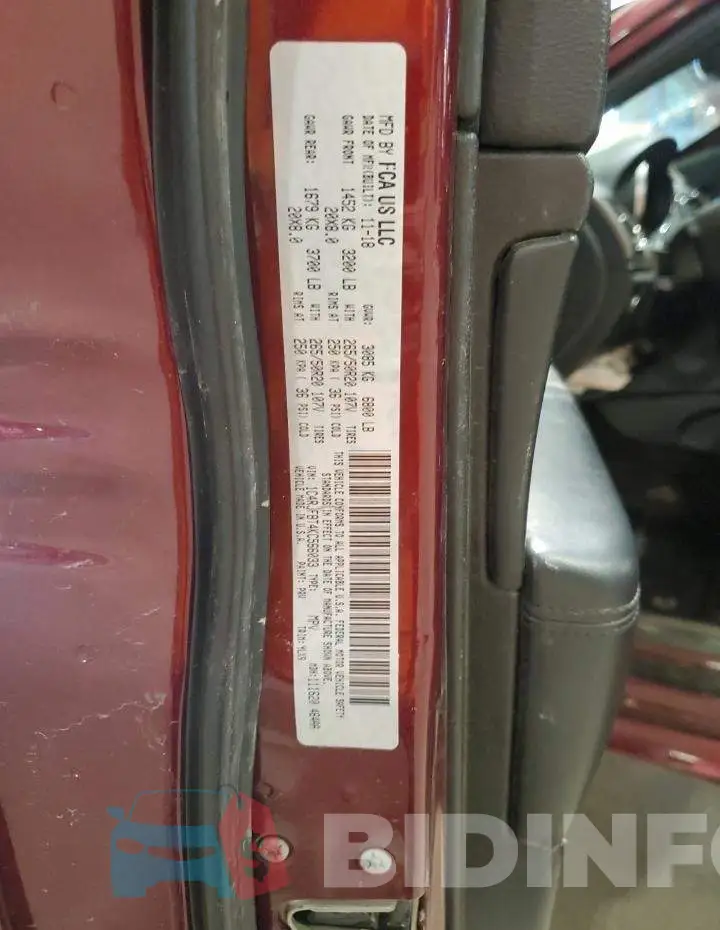 1C4RJFBT4KC566033 Photo# 13