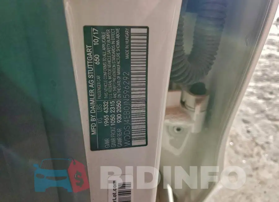 WDDSJ4EB0JN596292 Photo# 12