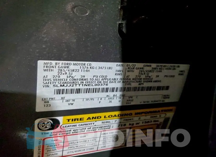 5LMJJ2TT1NEL00376 Photo# 14