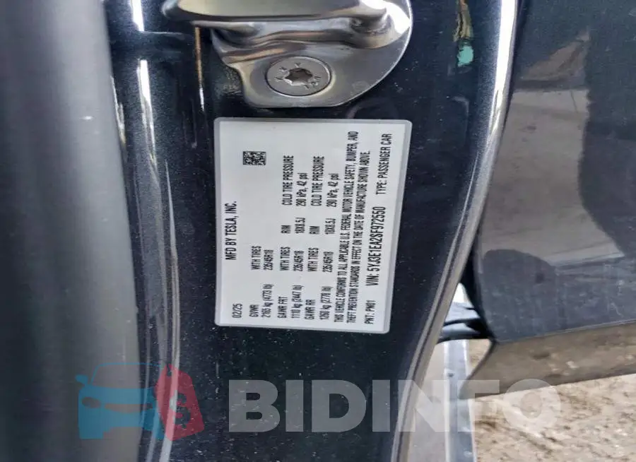 5YJ3E1EA2SF972550 Photo# 13