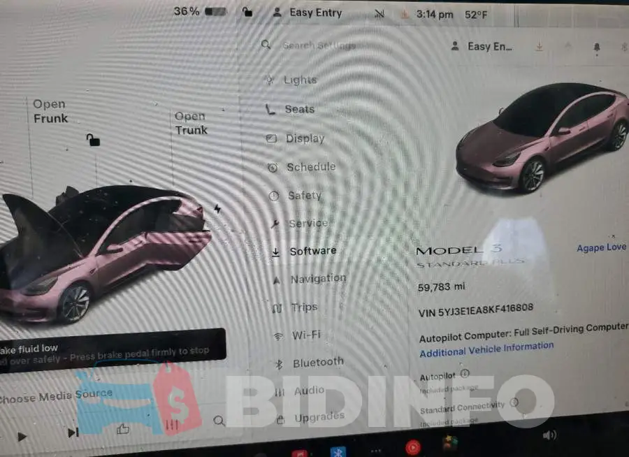 5YJ3E1EA8KF416808 Photo# 9