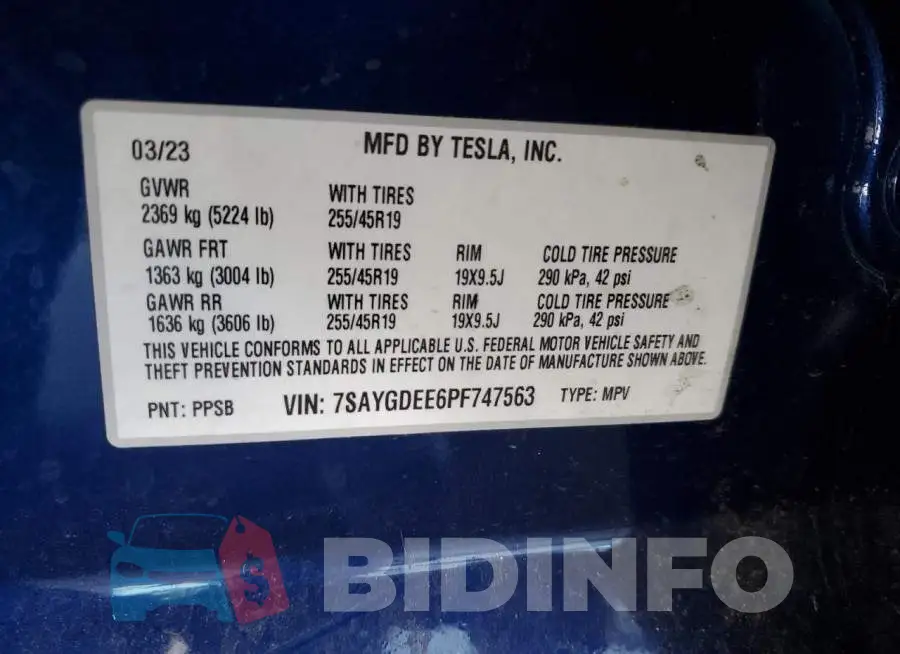 7SAYGDEE6PF747563 Photo# 13