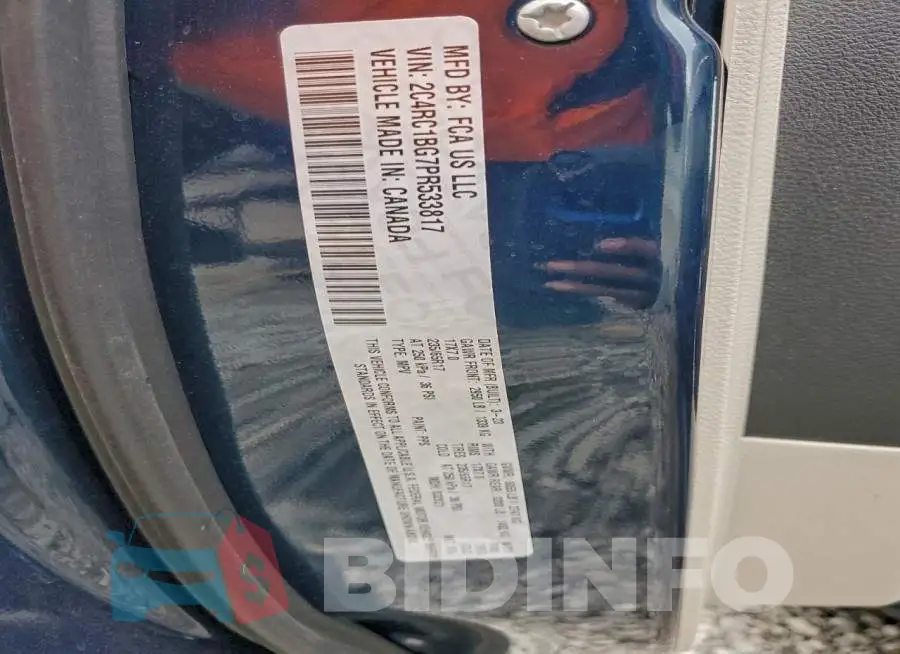 2C4RC1BG7PR533817 Photo# 13