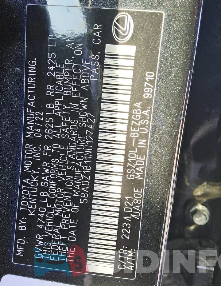 58ADZ1B11NU127427 Photo# 13