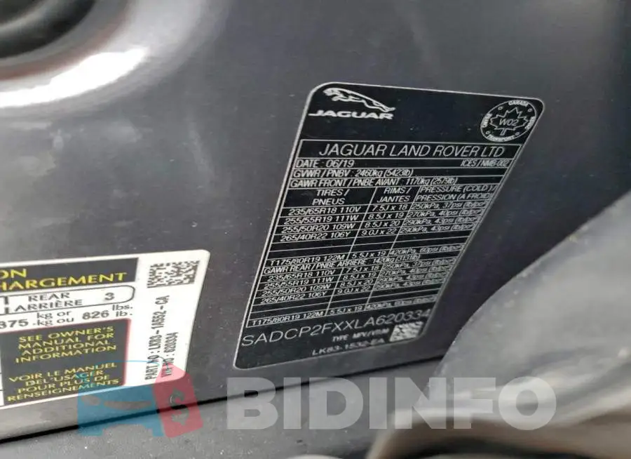 SADCP2FXXLA620334 Photo# 13