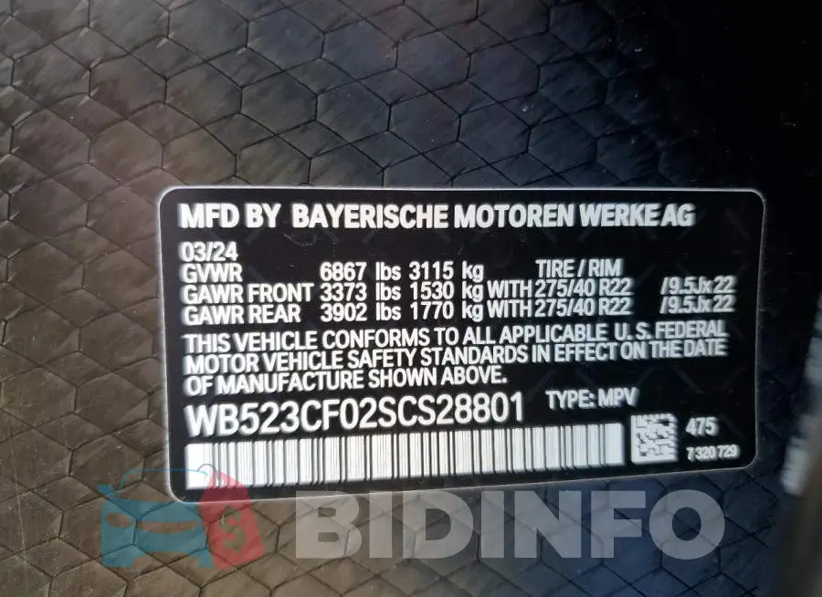 WB523CF02SCS28801 Photo# 13