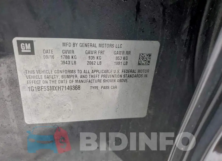 1G1BF5SMXH7149368 Photo# 13