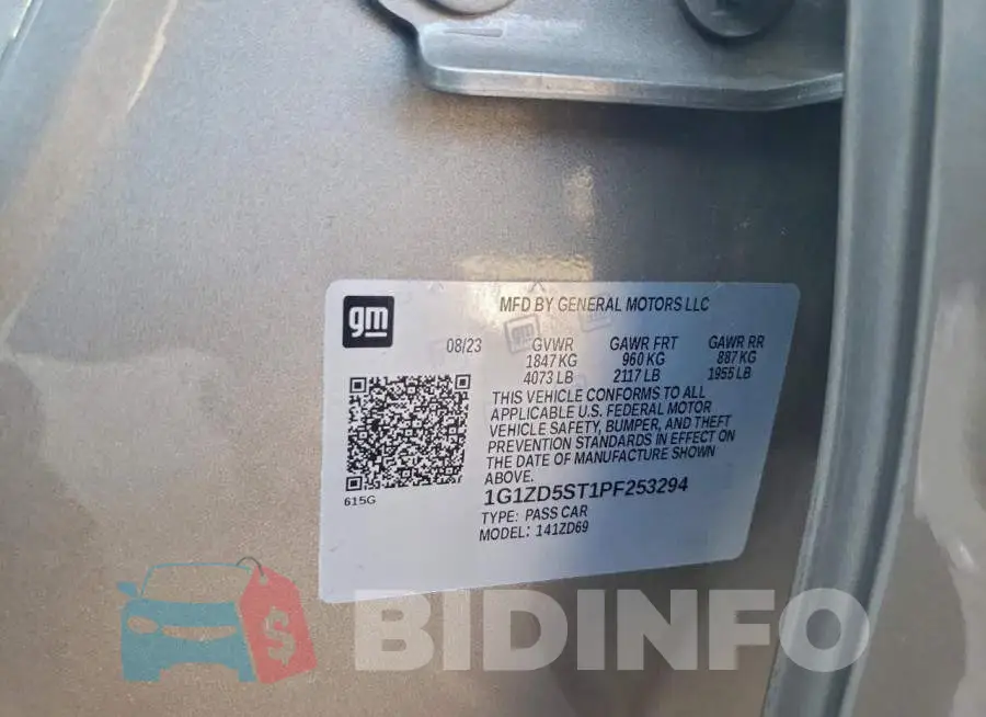 1G1ZD5ST1PF253294 Photo# 12