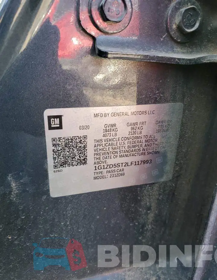 1G1ZD5ST2LF117993 Photo# 12