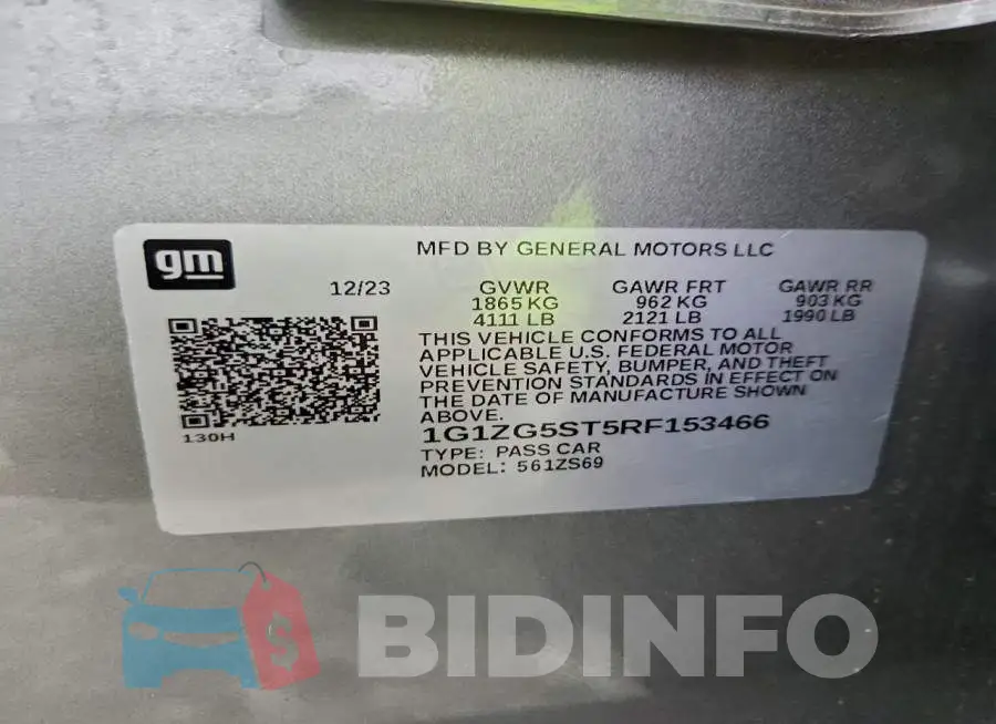 1G1ZG5ST5RF153466 Photo# 12
